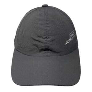 Symbol Baseball Cap Gray White One Size Perforated Slideback Lightweight Hat